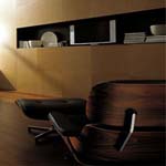 Leather wall tiles